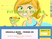 Tablet Screenshot of fitchicktricks.com